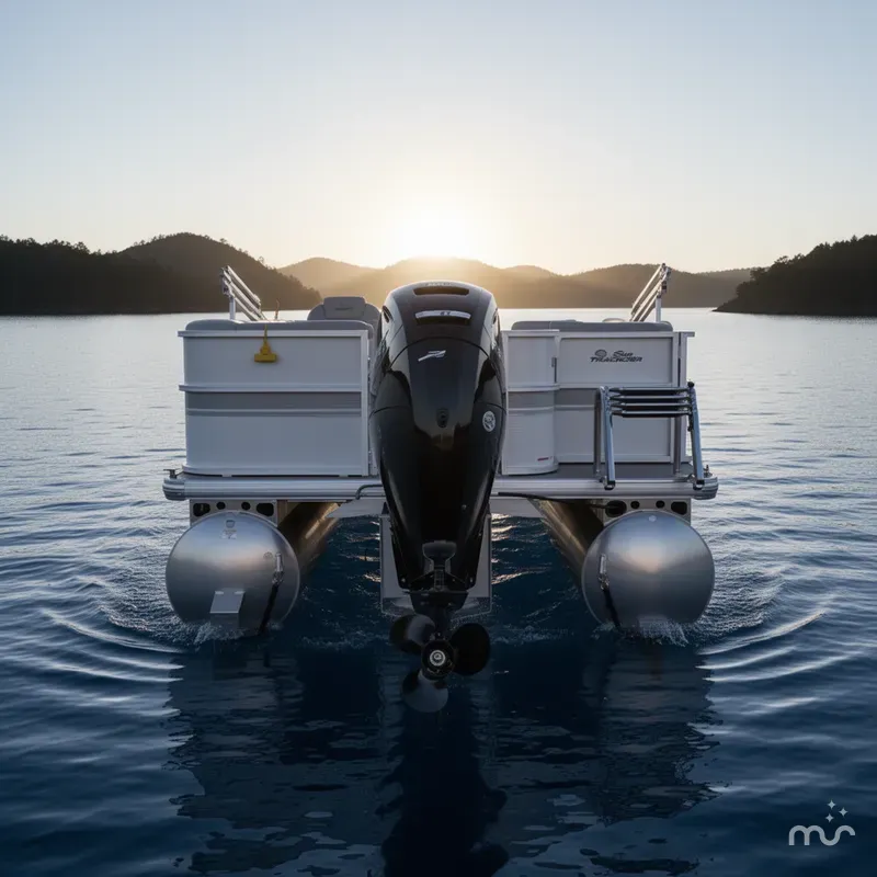 Slide: The Image of Sun Tracker Party Barge 18 DLX 2026 - 1