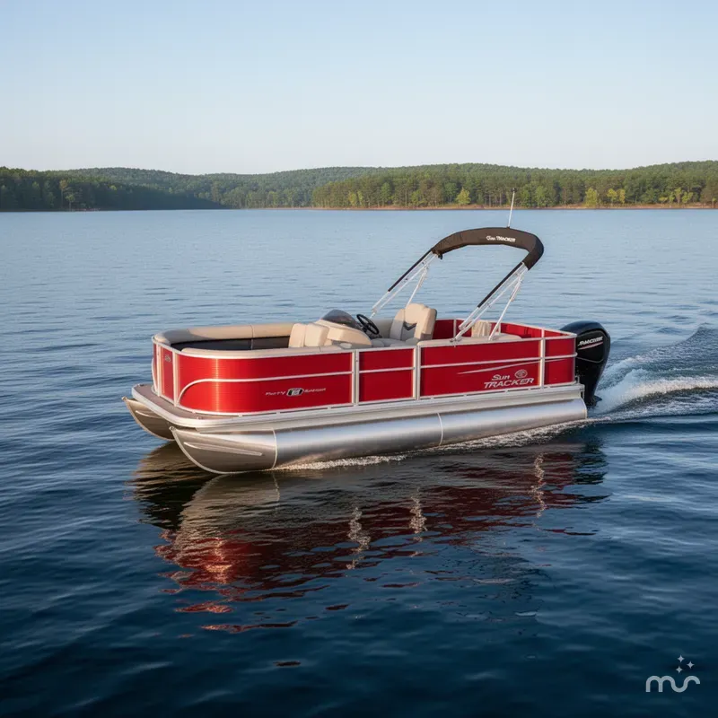 The Image of Sun Tracker Party Barge 18 DLX 2026 - 0
