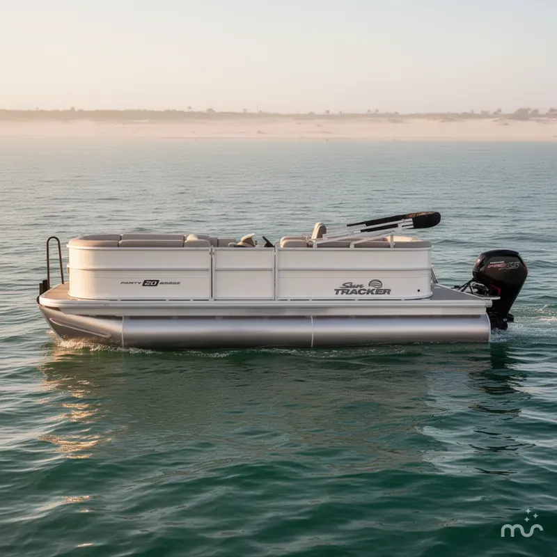 Slide: The Image of Sun Tracker Party Barge 20 DLX 2026 - 2