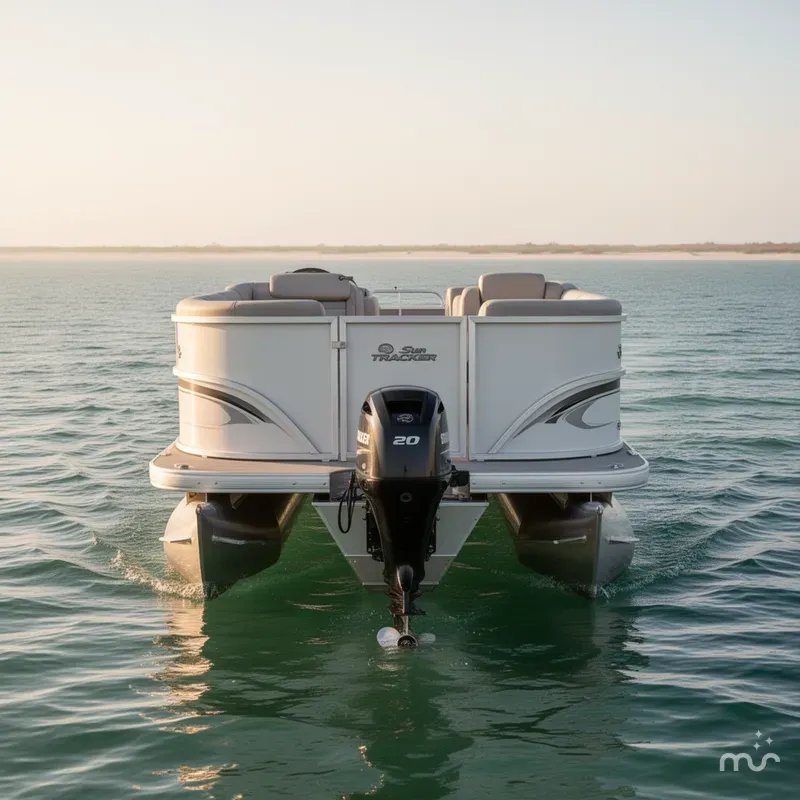 Slide: The Image of Sun Tracker Party Barge 20 DLX 2026 - 3