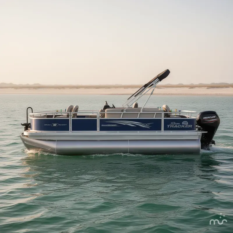Slide: The Image of Sun Tracker Bass Buggy 18 DLX 2026 - 2