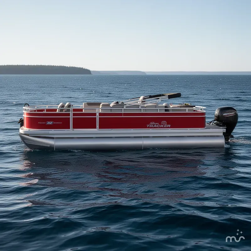 Slide: The Image of Sun Tracker Fishin' Barge 22 DLX 2026 - 2