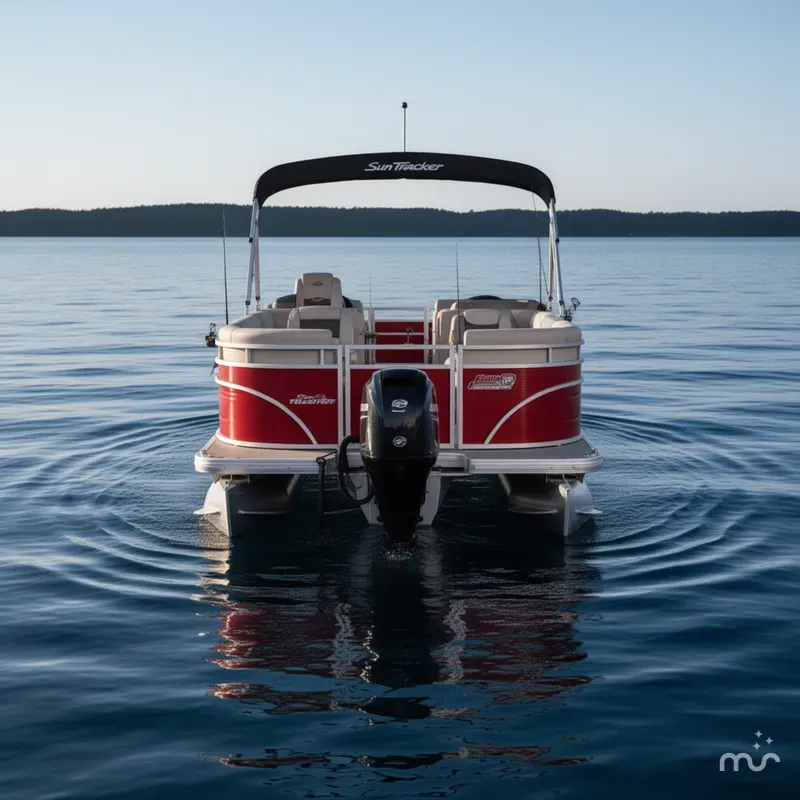 Slide: The Image of Sun Tracker Fishin' Barge 22 DLX 2026 - 3