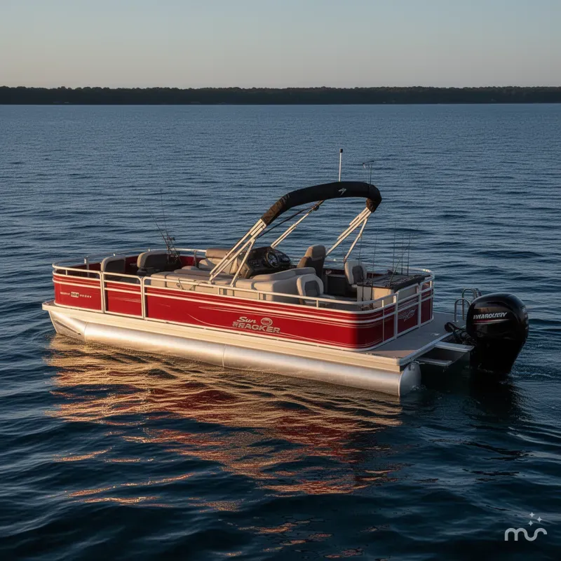 Slide: The Image of Sun Tracker Fishin' Barge 22 DLX 2026 - 4
