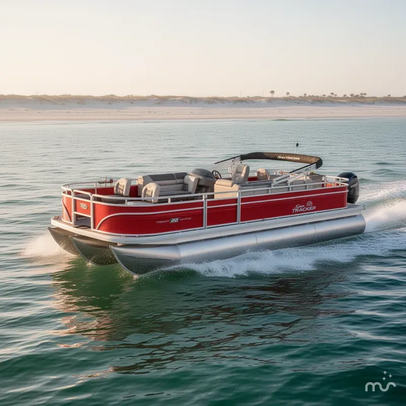 Slide: The Image of Sun Tracker Fishin' Barge 22 XP3 2026 - 4