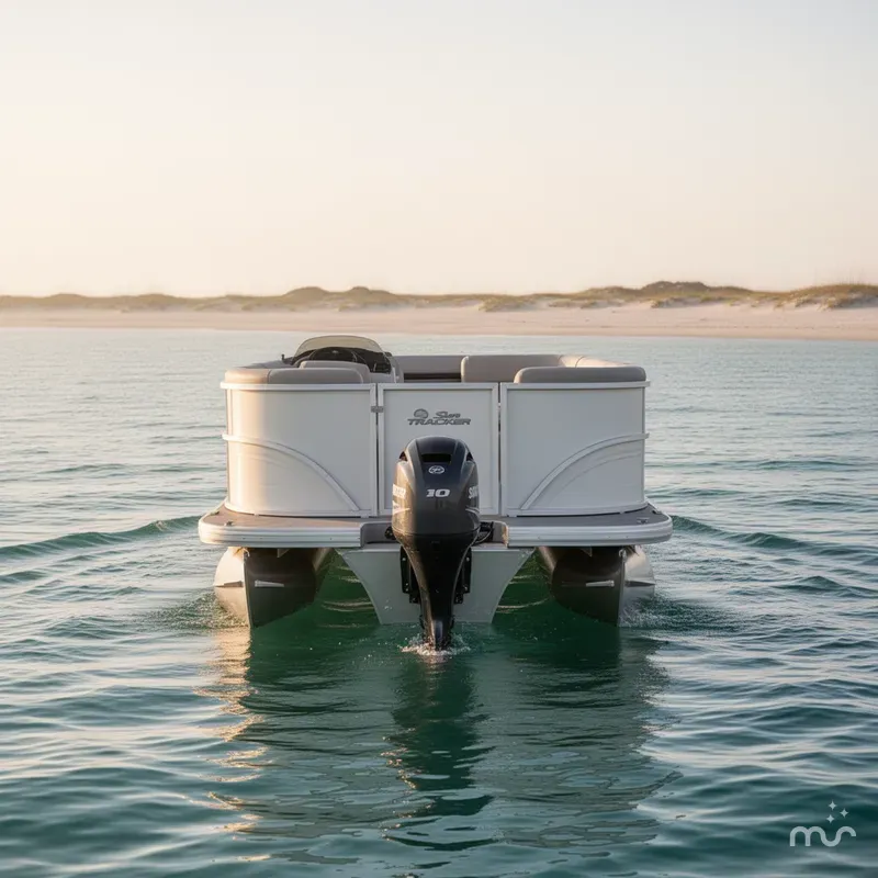 Slide: The Image of Sun Tracker Party Barge 20 DLX 2026 - 3