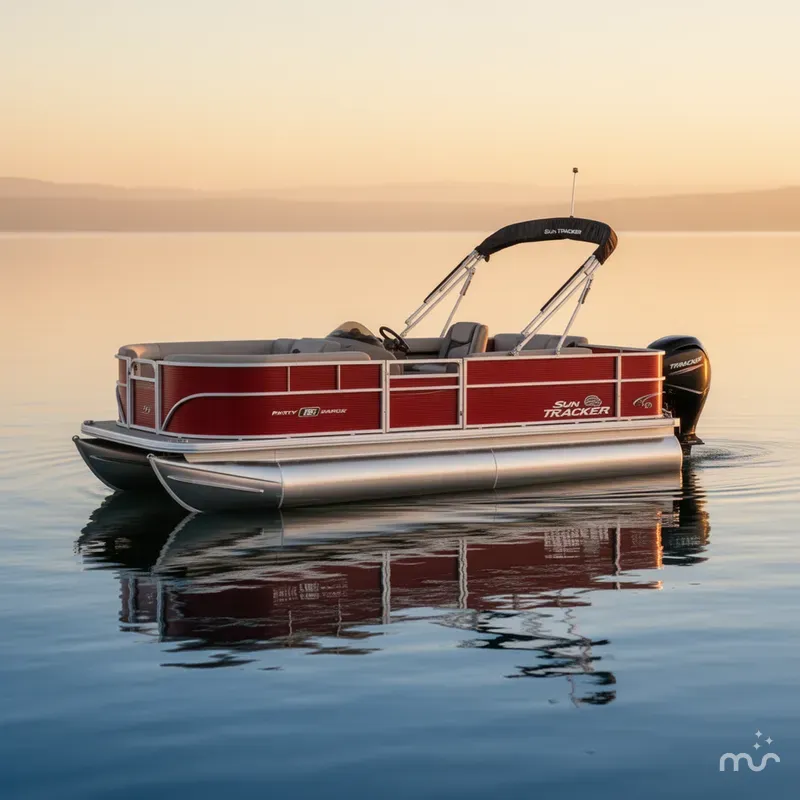 The Image of Sun Tracker Party Barge 18 DLX 2026 - 0