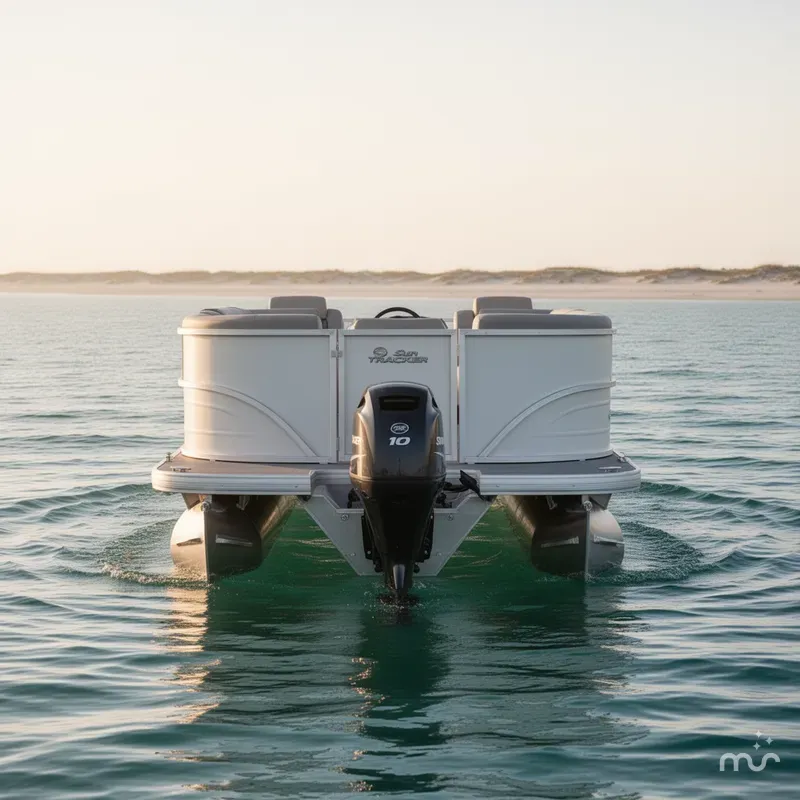 Slide: The Image of Sun Tracker Party Barge 20 DLX 2026 - 3