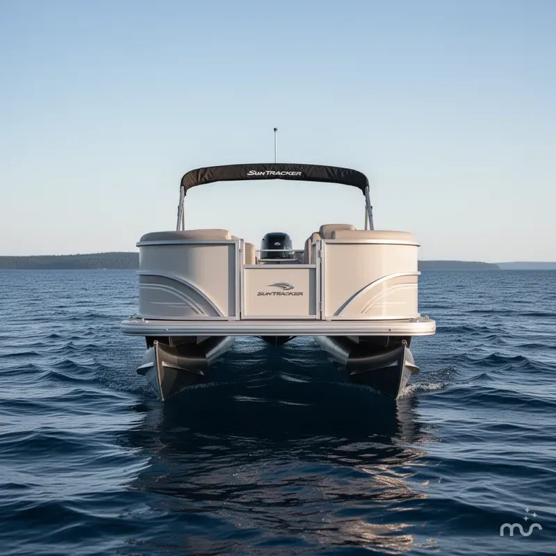 Slide: The Image of Sun Tracker Party Barge 20 DLX 2026 - 1