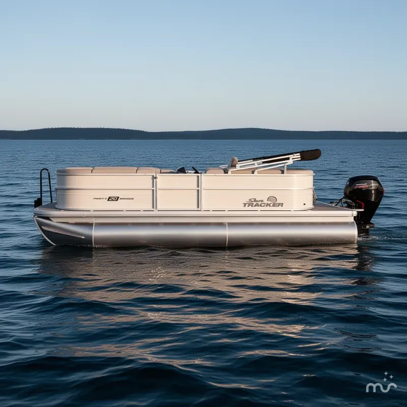 Slide: The Image of Sun Tracker Party Barge 20 DLX 2026 - 2