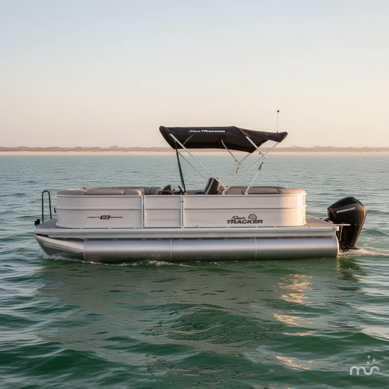 Slide: The Image of Sun Tracker Party Barge 22 XP3 2026 - 2