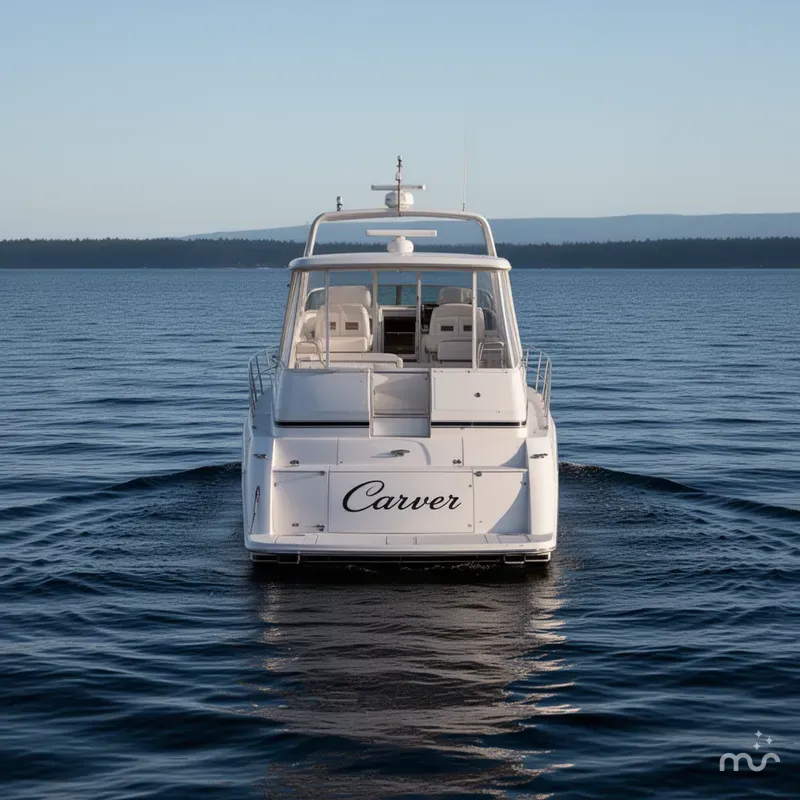 Slide: The Image of Carver Yachts 356 Aft Cabin Motor Yacht 2000 - 3