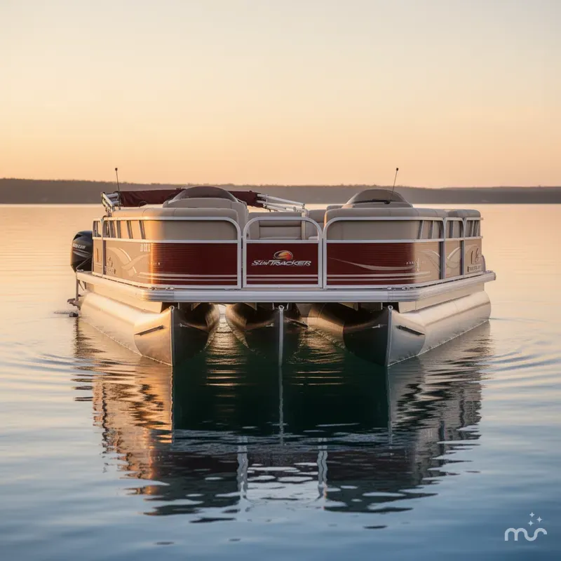 Slide: The Image of Sun Tracker Party Barge 20 DLX 2014 - 1