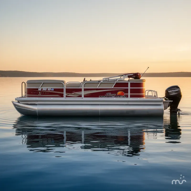 Slide: The Image of Sun Tracker Party Barge 20 DLX 2014 - 2