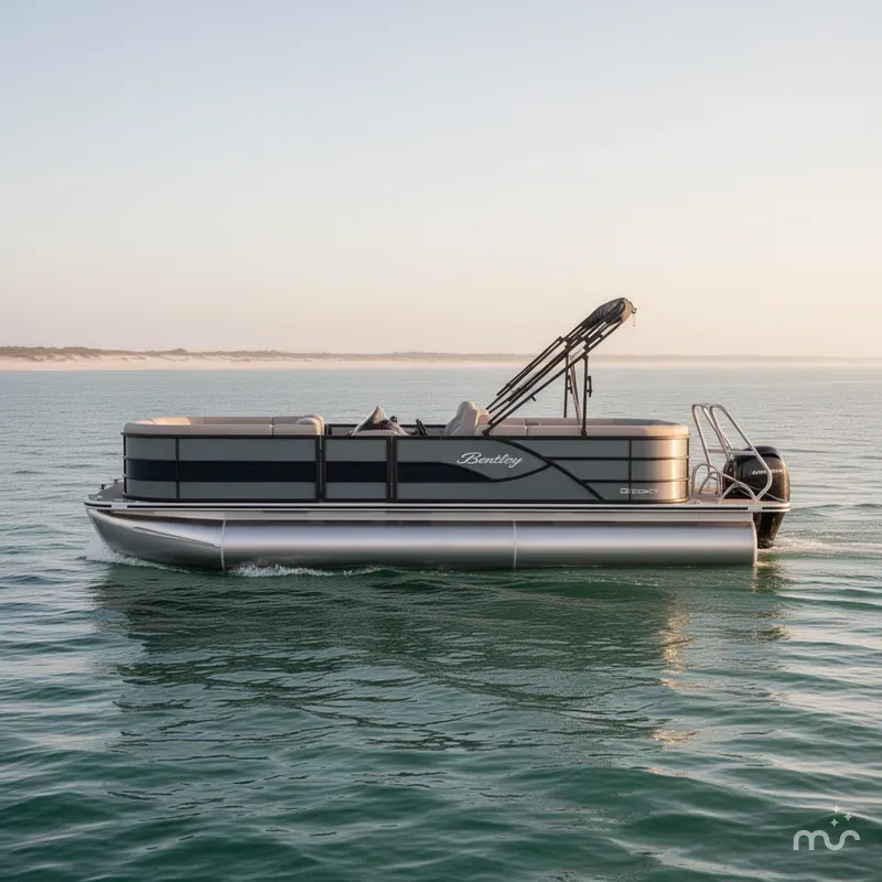 Slide: The Image of Bentley Pontoons Legacy 223 Navigator 2026 - 2