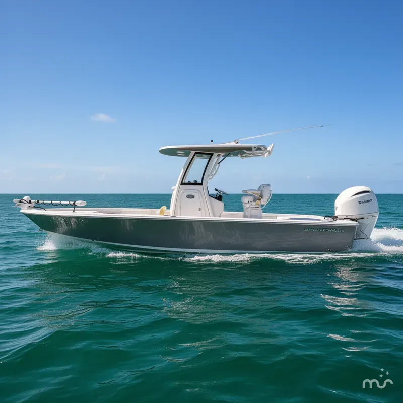 Slide: The Image of Sportsman Masters 247OE Bay Boat 2026 - 2