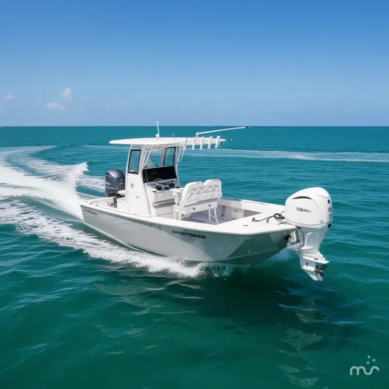 Slide: The Image of Sportsman Masters 247OE Bay Boat 2026 - 4