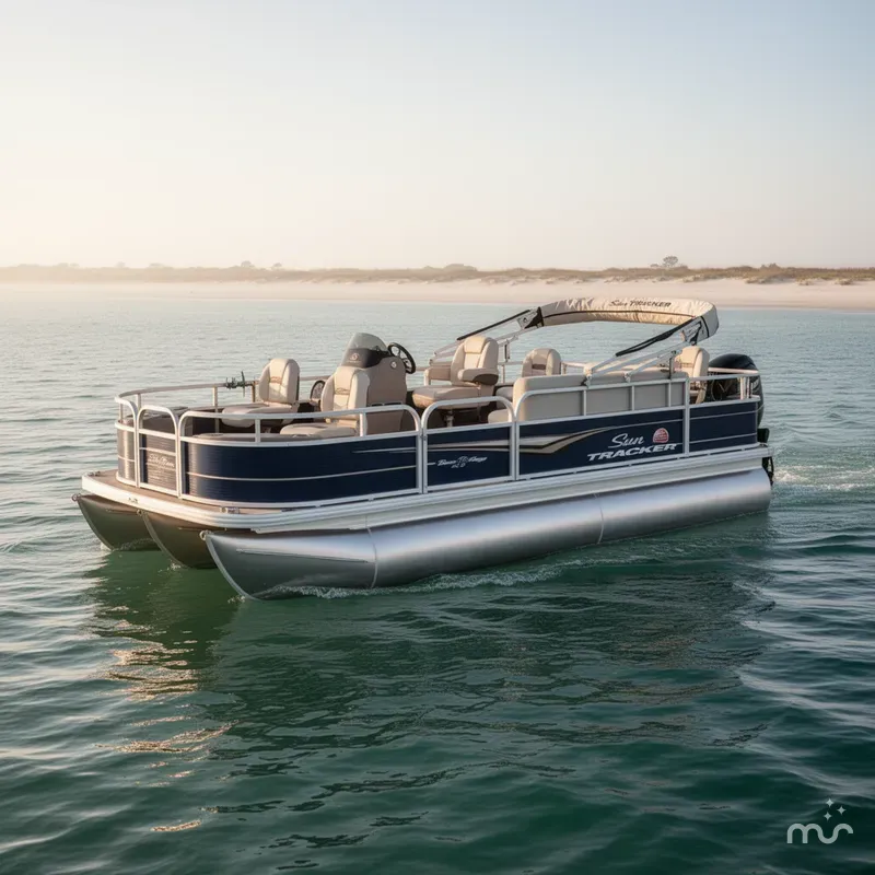 Slide: The Image of Sun Tracker Bass Buggy 18 DLX 2026 - 2