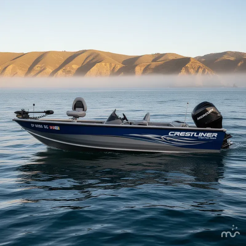 Slide: The Image of Crestliner 1750 Fish Hawk SC 2008 - 2