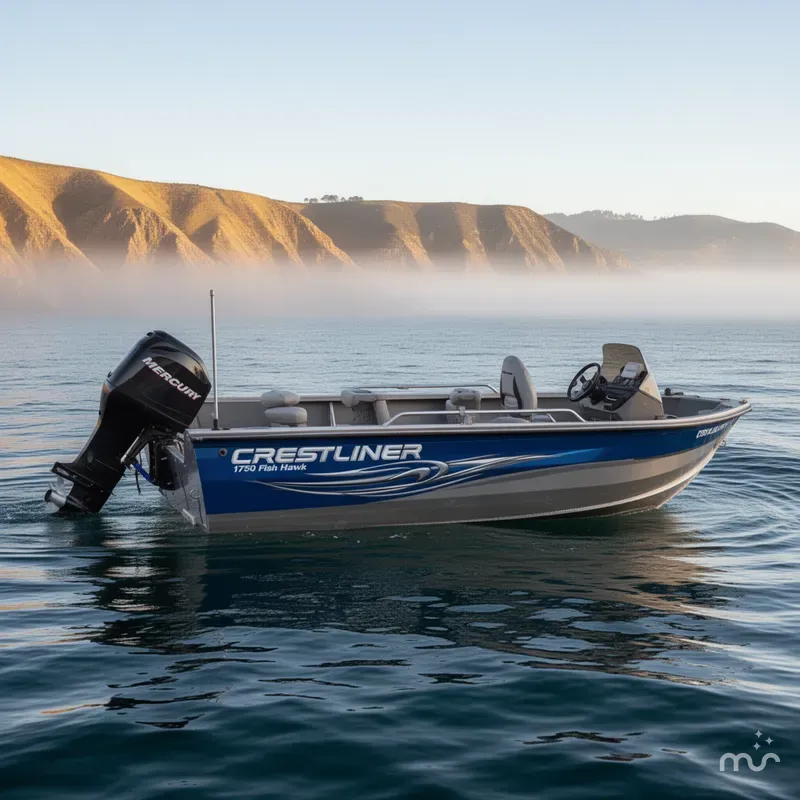 Slide: The Image of Crestliner 1750 Fish Hawk SC 2008 - 4