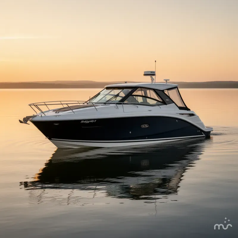 Slide: The Image of Sea Ray DA320 Coupe 2023 - 2