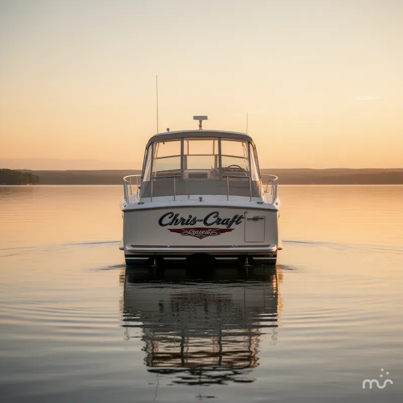 Slide: The Image of Chris-Craft 308 Express Cruiser 2001 - 3