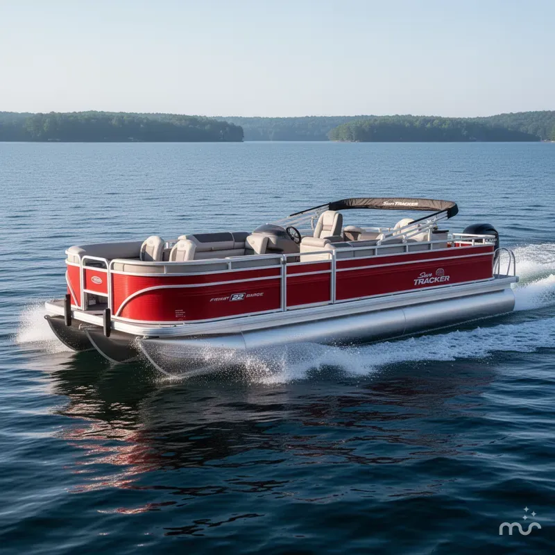 Slide: The Image of Sun Tracker Fishin' Barge 22 DLX 2026 - 4