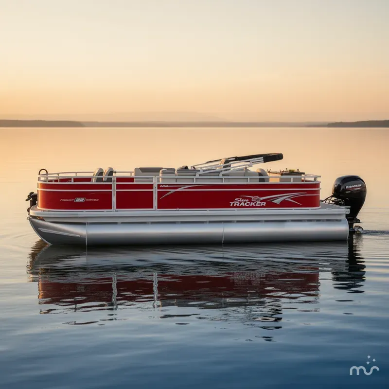 Slide: The Image of Sun Tracker Fishin' Barge 22 DLX 2026 - 2