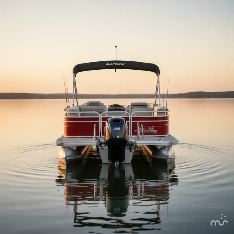 Slide: The Image of Sun Tracker Fishin' Barge 22 DLX 2026 - 3
