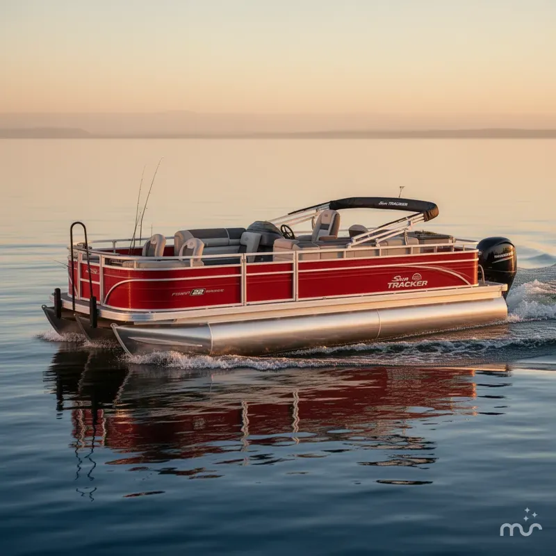 Slide: The Image of Sun Tracker Fishin' Barge 22 DLX 2026 - 4