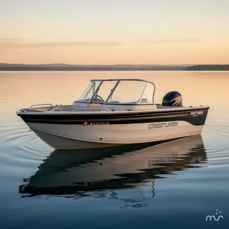 Slide: The Image of Crestliner 1850 Sportfish 2002 - 2