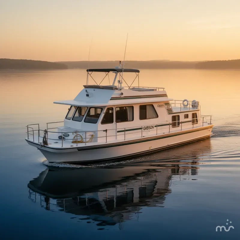 Slide: The Image of Gibson 50 Cabin Yacht 2001 - 2