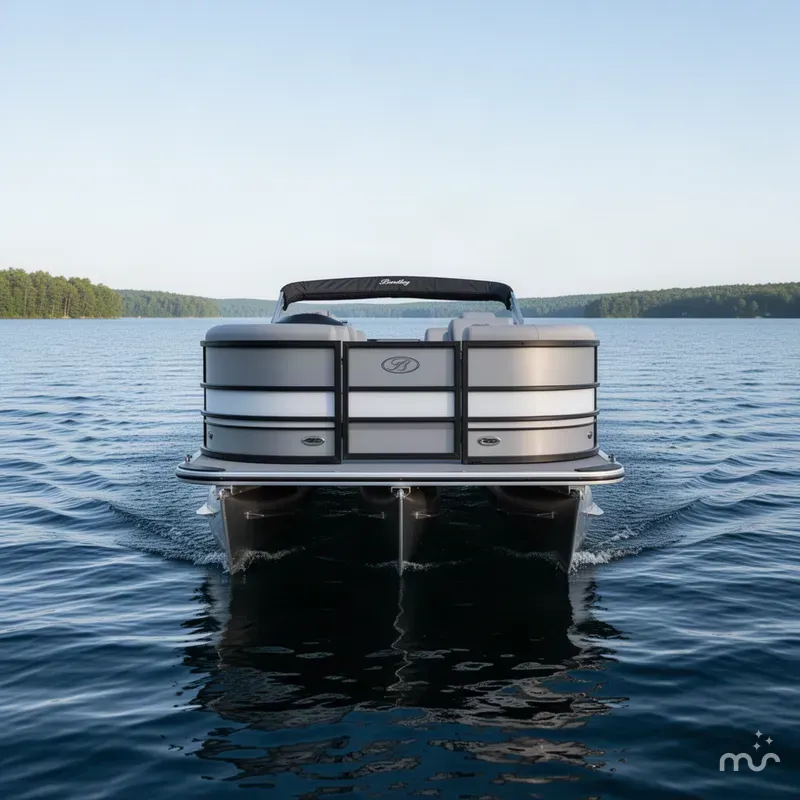 Slide: The Image of Bentley Pontoons Legacy 220 Navigator 2026 - 2