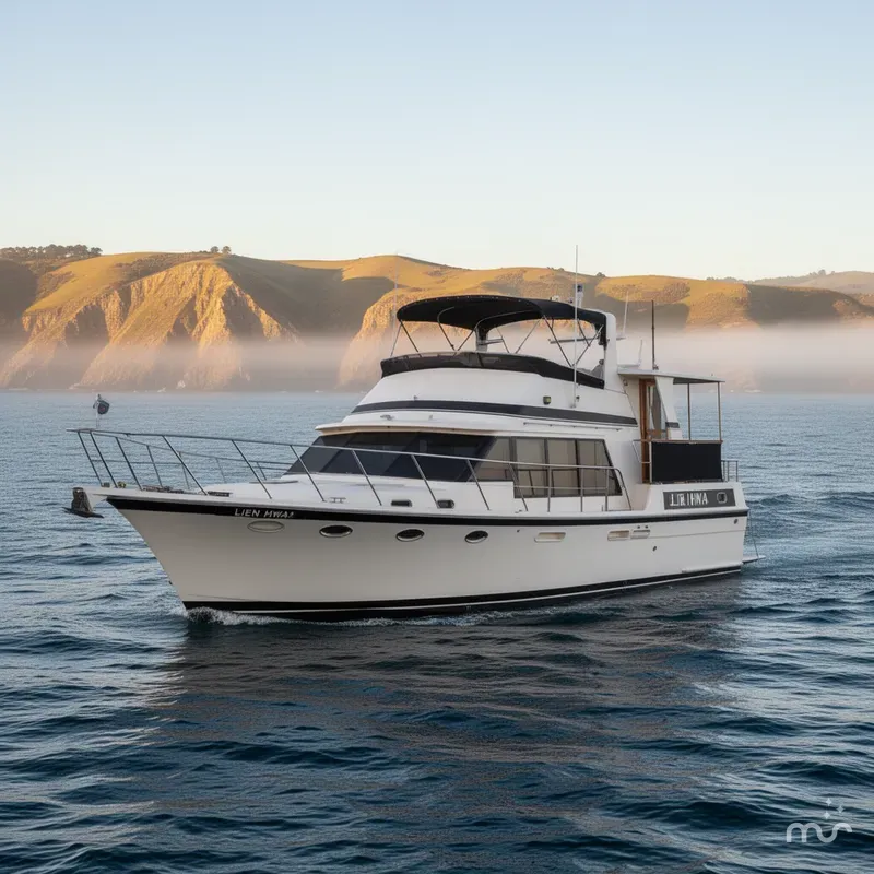 Slide: The Image of Lien Hwa 42 Aft Cabin Motoryacht 1988 - 2