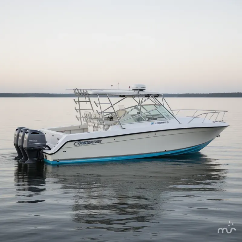 The Image of Contender 35 Side Console 2009 - 0