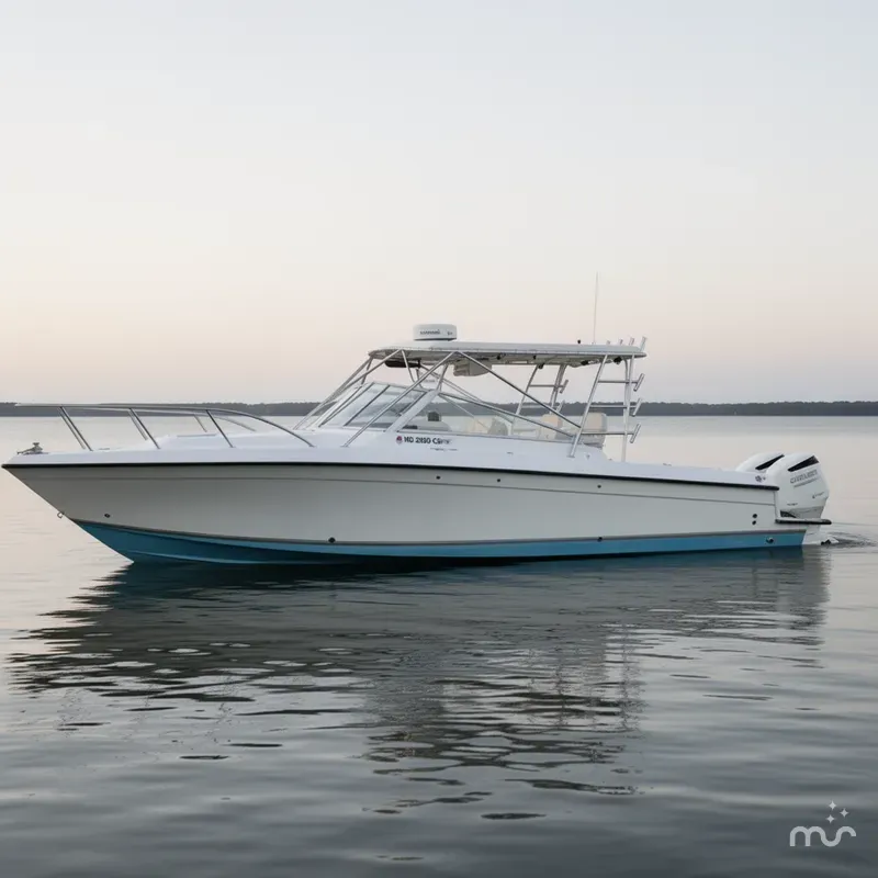 Slide: The Image of Contender 35 Side Console 2009 - 2