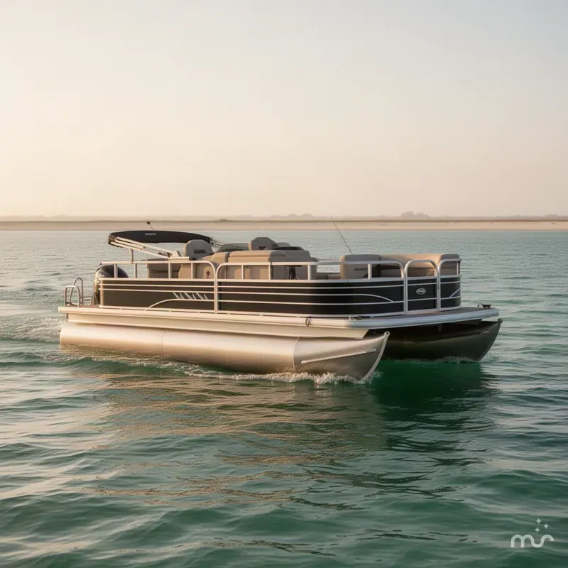 The Image of Sun Tracker Fishin' Barge 22 DLX 2022 - 0