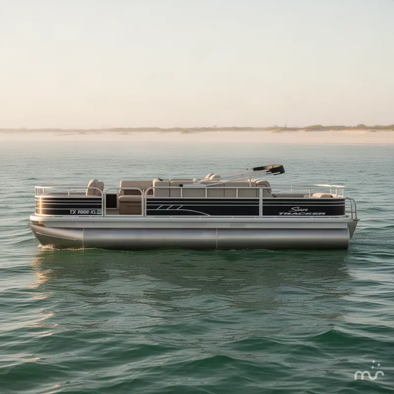 Slide: The Image of Sun Tracker Fishin' Barge 22 DLX 2022 - 1