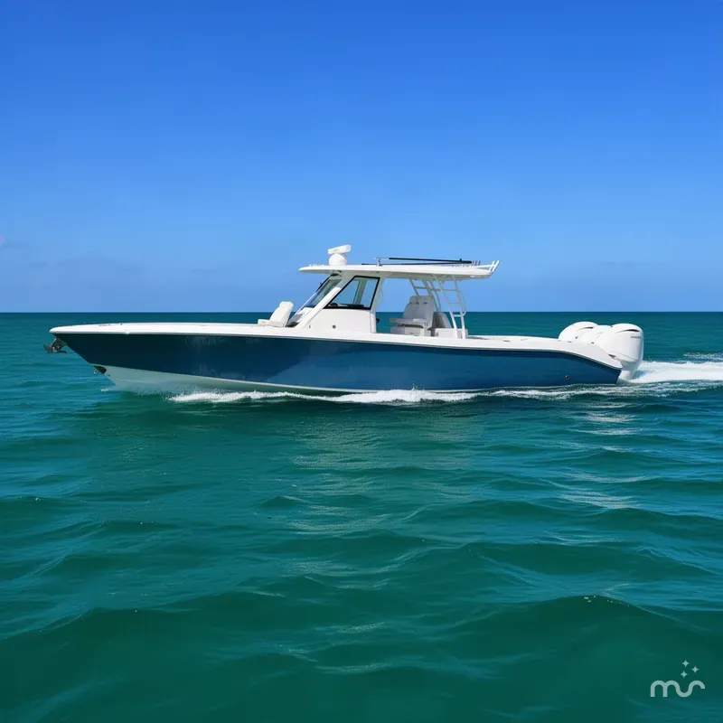 Slide: The Image of Everglades 395 Center Console 2026 - 2