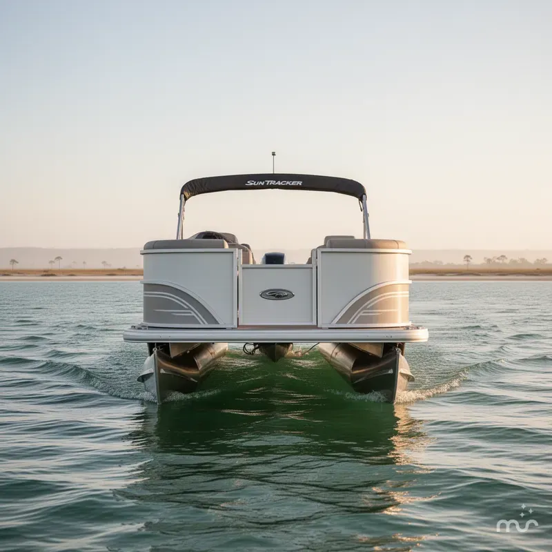 Slide: The Image of Sun Tracker Party Barge 20 DLX 2026 - 1
