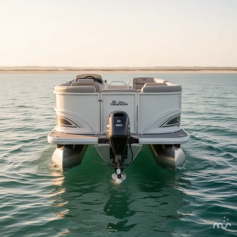 Slide: The Image of Sun Tracker Party Barge 20 DLX 2026 - 3