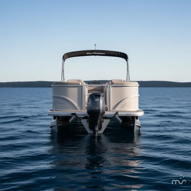 Slide: The Image of Sun Tracker Party Barge 20 DLX 2026 - 2