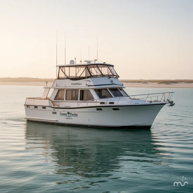 Slide: The Image of Custom King Yachts 46 1989 - 4