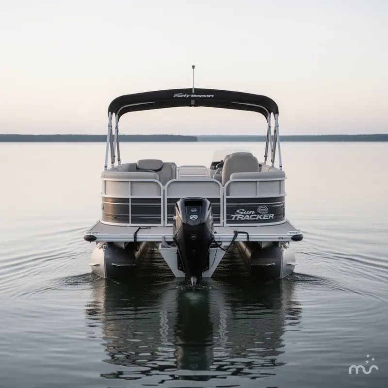 Slide: The Image of Sun Tracker Party Barge 20 DLX 2026 - 3