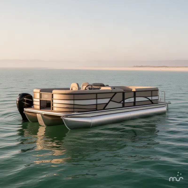 Slide: The Image of Bentley Pontoons FISH 200 CW 2026 - 2