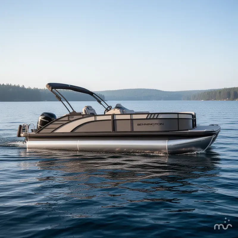 Slide: The Image of Bennington L Bowrider Swingback 23 LTSB 2026 - 2