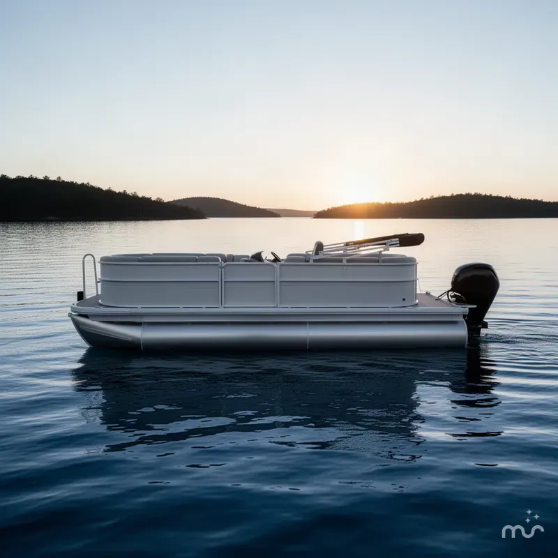 Slide: The Image of Sun Tracker Party Barge 20 DLX 2026 - 1
