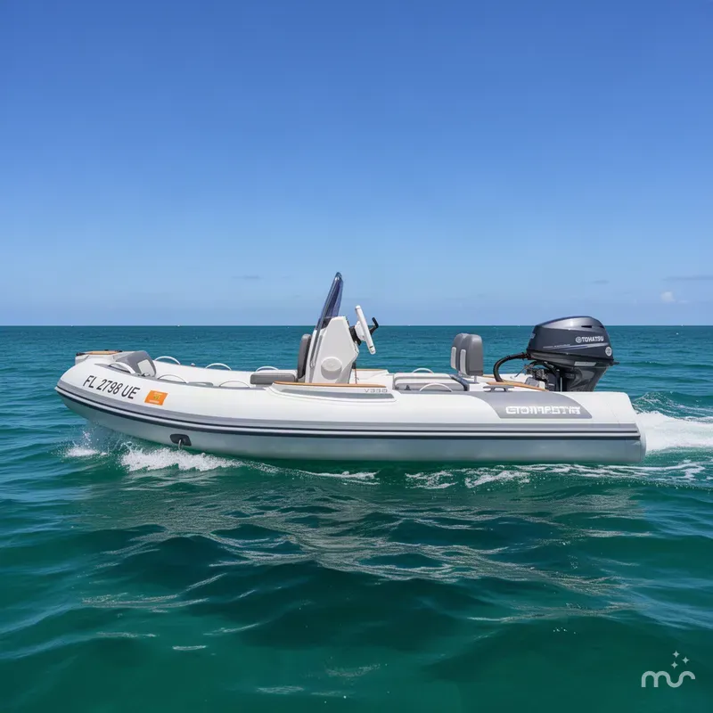Slide: The Image of Gala Viking V330 with Tohatsu 30HP 2027 - 1
