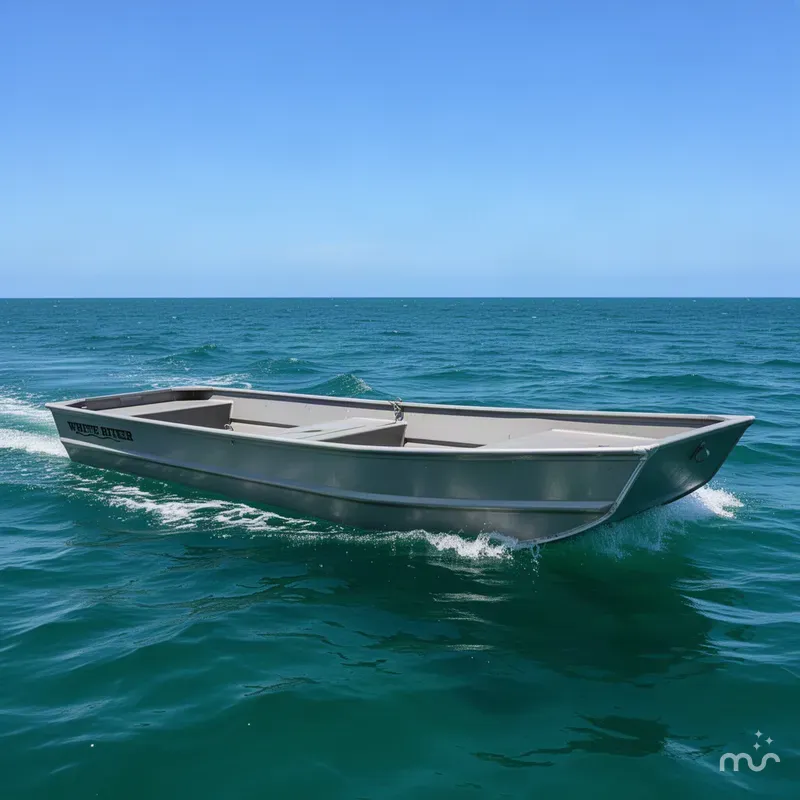 Slide: The Image of White River TOPPER 1542 JON BOAT 2025 - 2