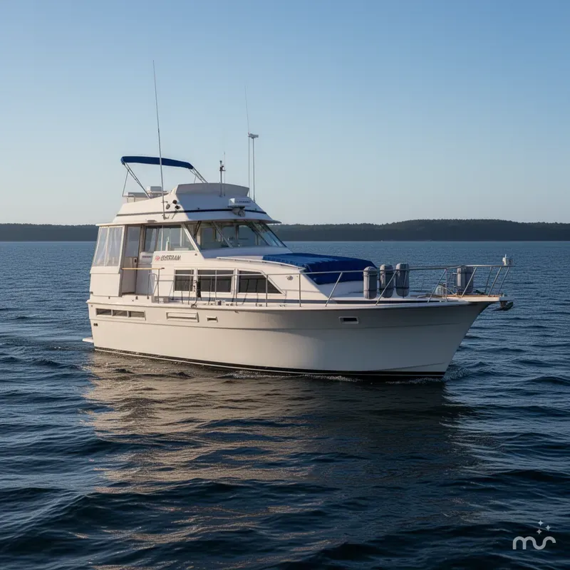 The Image of Bertram 42 Flybridge Motor Yacht 1984 - 0